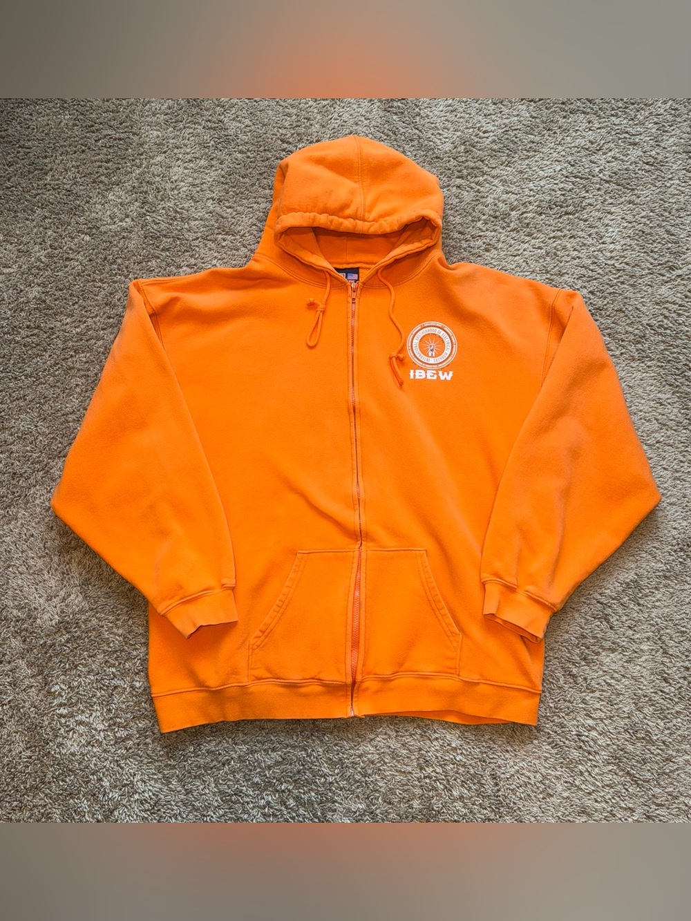 IBEW LOCAL 1245 Hi Vis Zip Up Hoodie